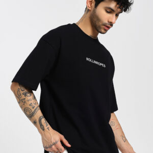 Legendary Black Oversized Tshirt Classic Black T-shirt