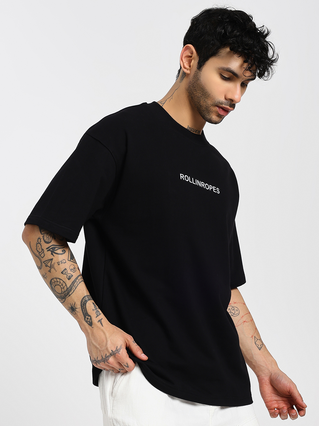 Legendary Black Oversized Tshirt Classic Black T-shirt
