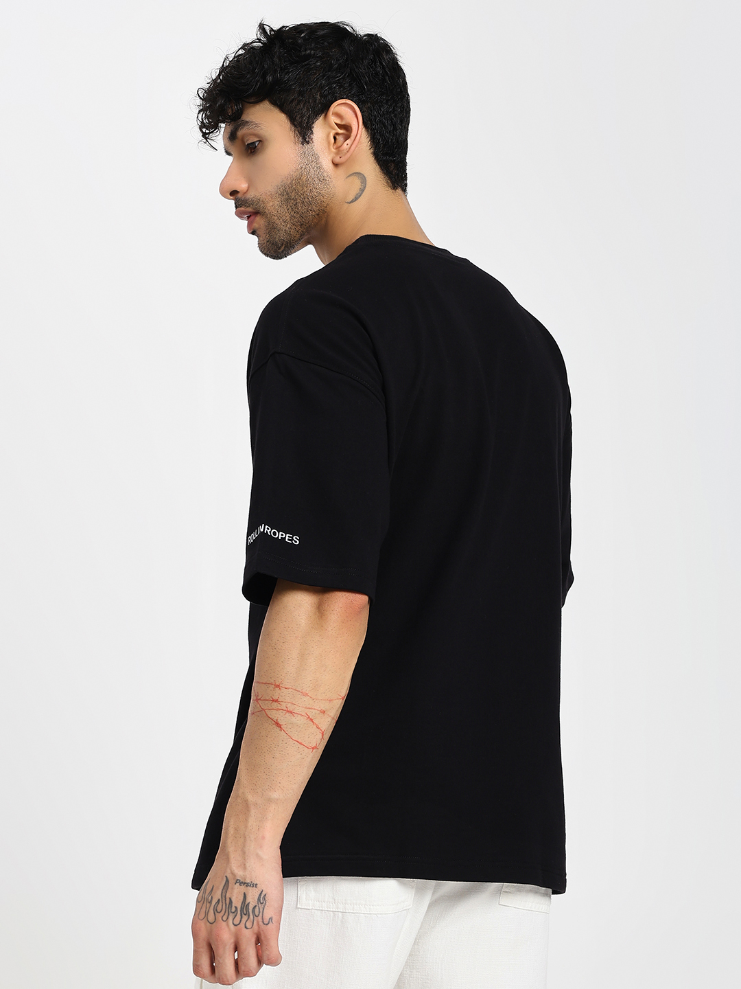 Legendary Black Oversized Tshirt Classic Black T-shirt - Image 6