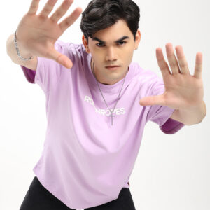 Lavender Oversized T-shirt Limits Edition
