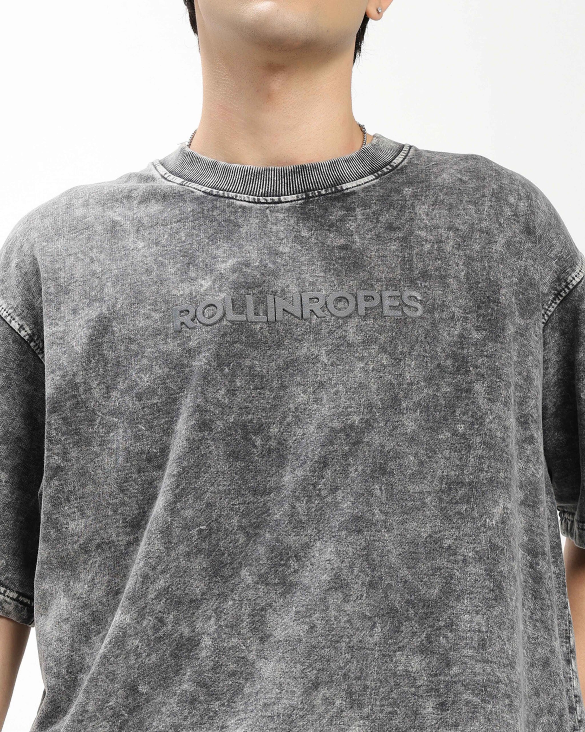 Grey Oversized T-shirt Trendy And Comfortable T-shirt - Image 2