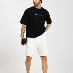 Legendary Black Oversized Tshirt Classic Black T-shirt - Small (S)