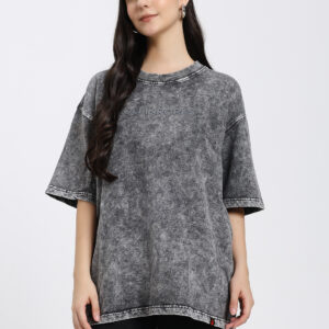 Grey Oversized Female T-shirt