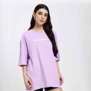 Lavender Oversized female T-shirt Limits Edition