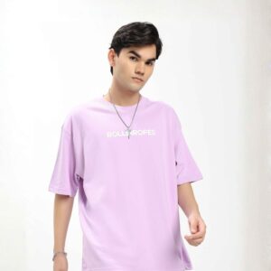 Lavender Oversized T-shirt Limits Edition