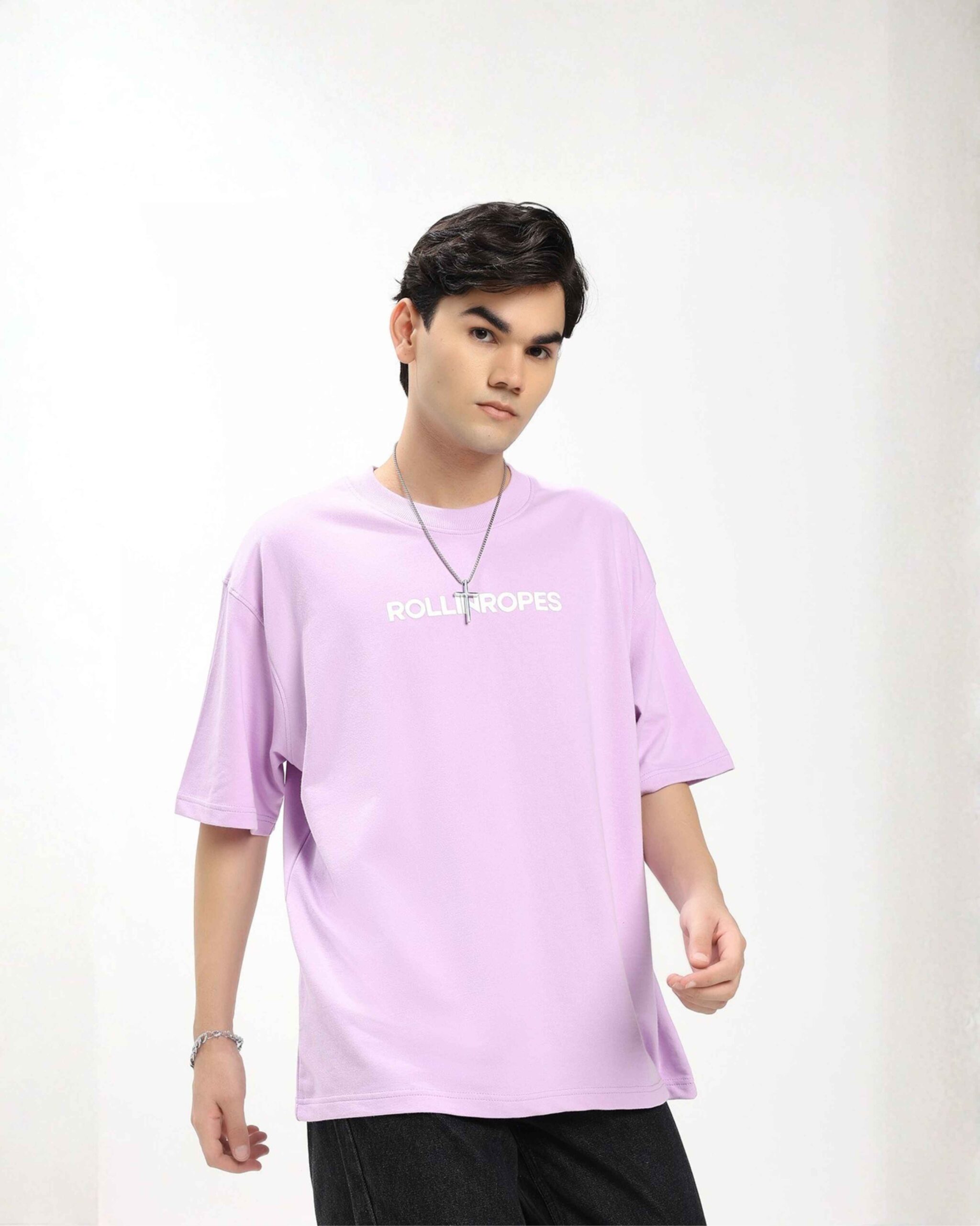Lavender Oversized T-shirt Limits Edition