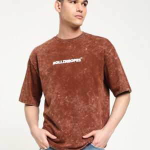 Chocolate Brown Oversized T-shirt Stylish And Comfortable