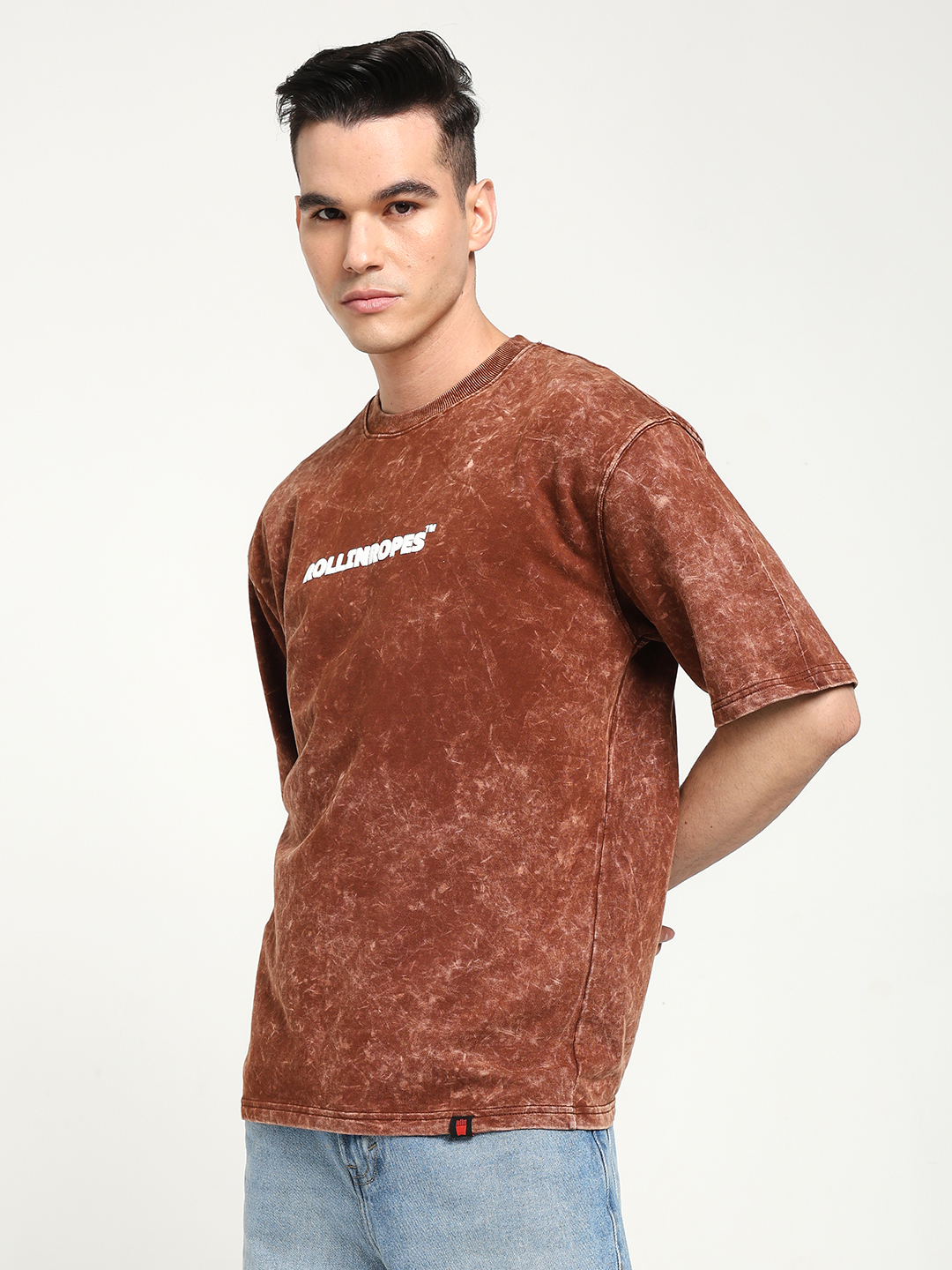 Chocolate Brown Oversized T-shirt Stylish And Comfortable - Image 7