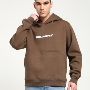 Coffee Brown Rollin Ropes Hoodie Comfortable And Stylish