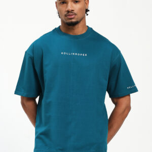 TEAL MONARCH OVERSIZED TEE [ Power + Dominance + Luxury Crossover ] ERA EDITION